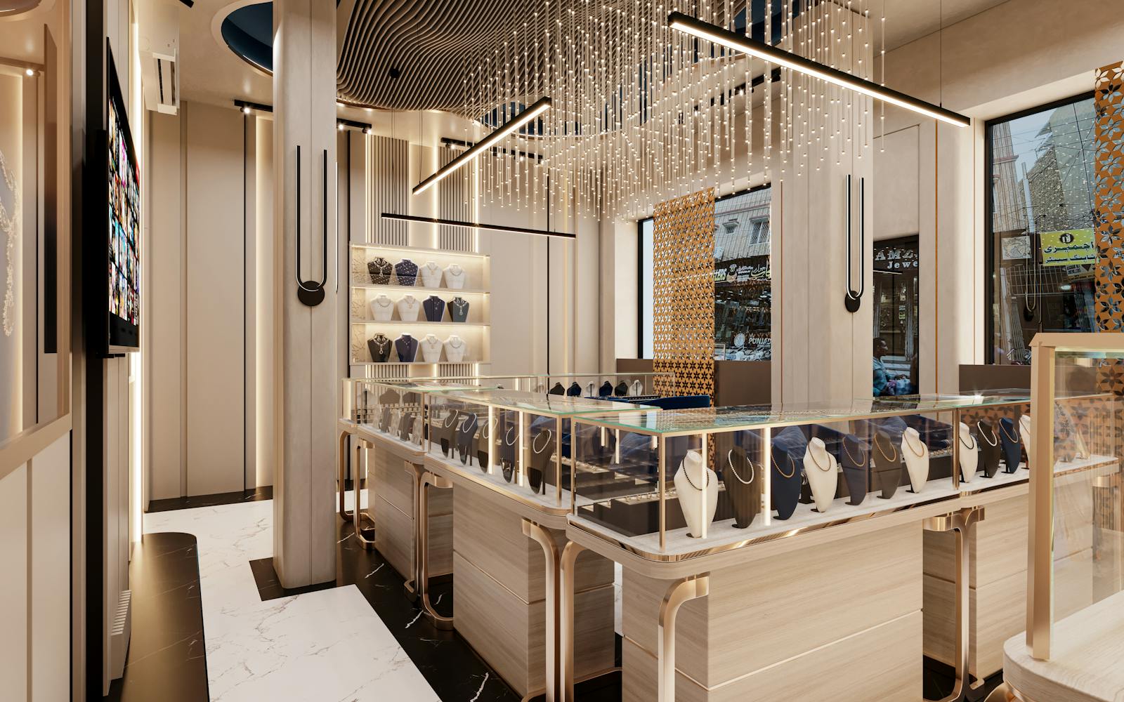 Premium boutique storefront